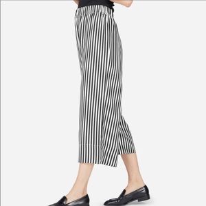 Everlane silk crop pants
